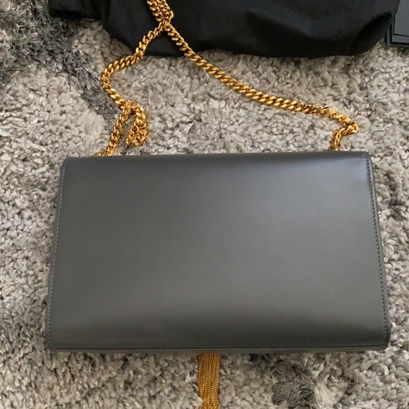 SOLD - Saint Laurent Kate tassel medium - storm excellent condition 💯authentic - Picture 7 of 10